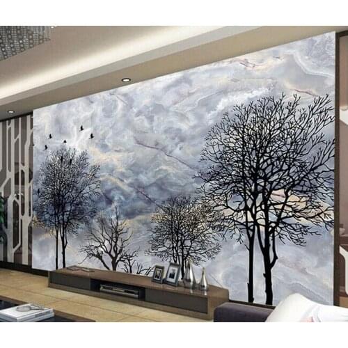 Custom retro nostalgic wallpaper, quiet forest for living room bedroom TV background wall waterproof wallpaper papel de parede