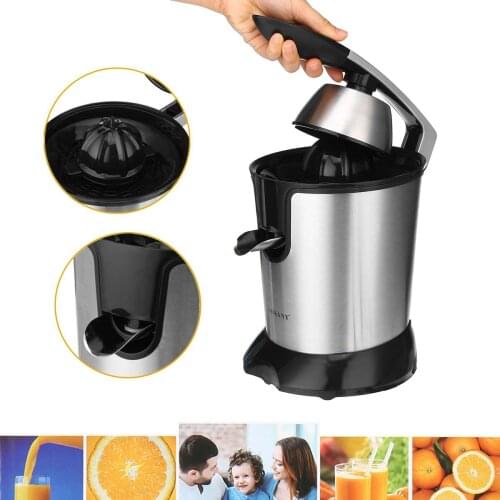 85W Household portable Juicer Electric Orange Lemon Fruits Squeezer Extractor stainless steel Juicer Extractor Fruit Processor