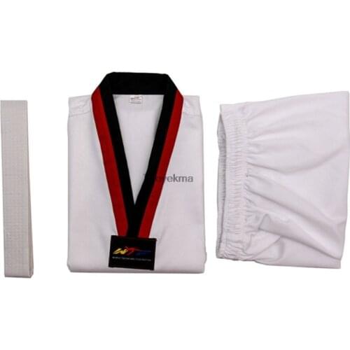 Long SLeeved WTF Taekwondo Dobok Clothes Children Adult Karate Suit Professional Male Female Taekwondo Uniform Karate Clothes