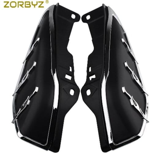 ZORBYZ Motorcycle AirMaster Accents Trims For Mid-Frame Air Deflectors Fit For Harley Touring FL Models