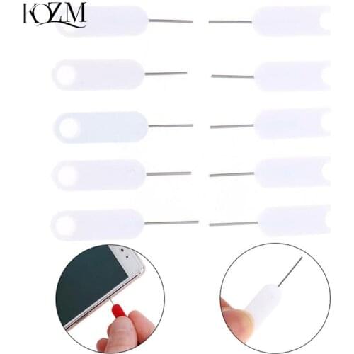 10Pcs Universal Sim Card Tray Pin Ejecting Removal Needle Opener For Phone