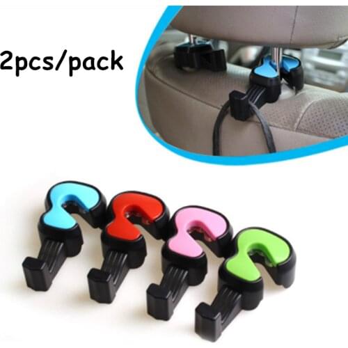 Car Styling Seat Back Hooks Organizer Bag Holder Violin Hidden Hook Car Styling Storage Accessories