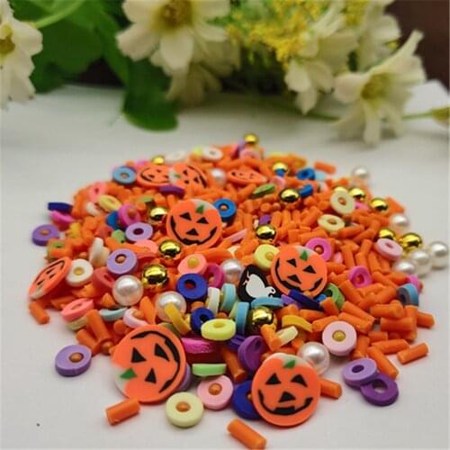 20g Smiley Christmas Halloween Flower Fish DIY Supplies Nails Art Polymer Clear Clay Accessories Sequins AcraPbook Shakes Craft