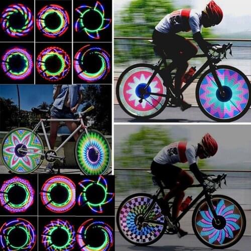 32 LED Bicycle Flash Spoke Light Lamp Bicycle Motorcycle Bike Tyre Tire Wheel Lights Outdoor Cycling Lights For 24 Inches Wheel