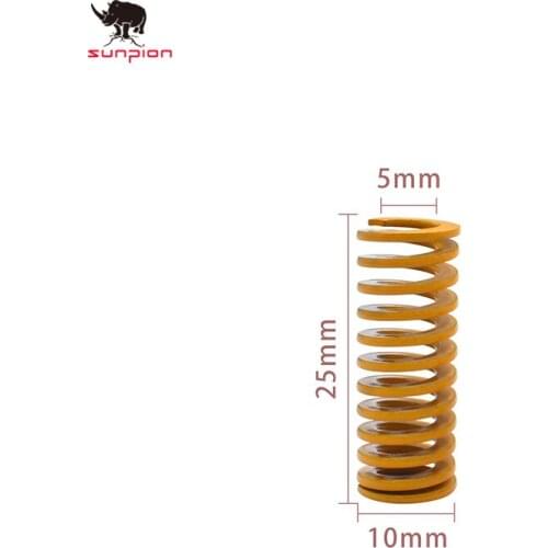 4pcs Length 25mm OD10mm ID5mm 3D Printer Parts Spring For Heated bed MK3 CR-10 hotbed Imported For 3D Printer Pressure Springs