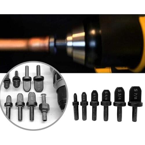 6pcs Hexagonal Handle Tube Pipe Expander Support for Air Conditioner Copper Pipe Swaging Tool Install Repair Maintenance Tool