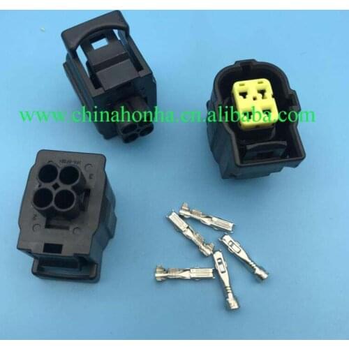 Free shipping 50/100 pcs/lots 4 Pin Female Tyco/TE/AMP sealed sensor connector Housing SSC system Socket 184248-1