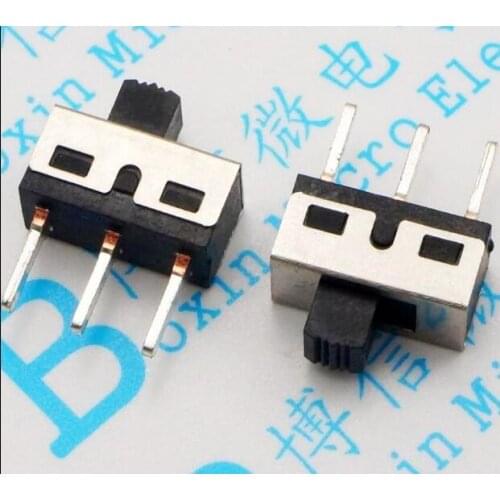 Free Shipping 500PCS SS12D10 1P2T SPDT 3Pin Toggle Switch 3A 250V Switches handle length 5mm pin pitch 4.7mm
