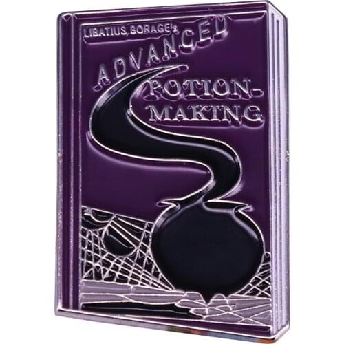 Advanced Potion Book Lapel Pin magic brooch
