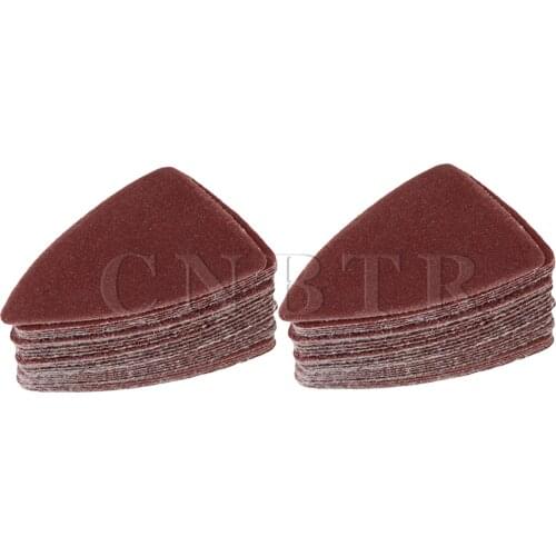 CNBTR 50mm Dia Finger Sandpaper Sheet with 60/80/120/180/240 # Pack of 50