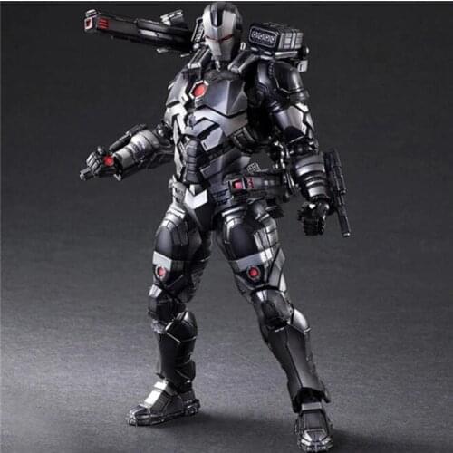 Play Arts Marvel Infinity Iron Man Action Figures Toys War Machine Model