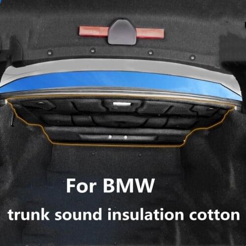 For BMW 1 series 3 series 5 series 530li trunk sound insulation cotton 525li trunk cover insulation pad sound absorption cotton