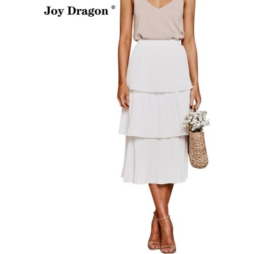 Joy Dragon Pleated Skirt