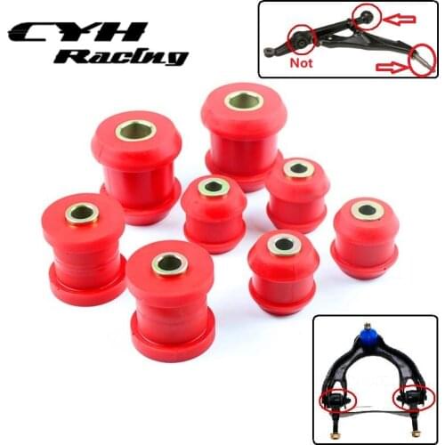 Polyurethane Front Upper/Lower Control Arm Bushing Kits For Honda Civic EG 92-95 , Acura Integra 94-01