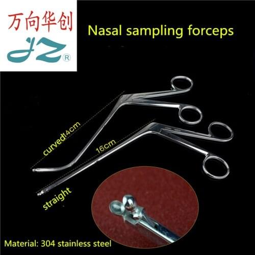 Jz ENT Surgical Instruments Medical cavidade nasal sampling forcep nasopharynx living sampling forceps nose Tissue biopsy forcep