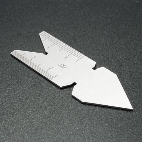 Metric Screw ISO 60° Inch Thread Pitch Gauge Center Gauge Measuring Lathe Tool 40JA