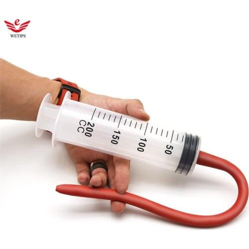 Wetips Mulit-function Higginson Enema Syringes Tubing Bidet Douche Shattaf Ducha Anus Enema System Kits Anal Syringe Shower