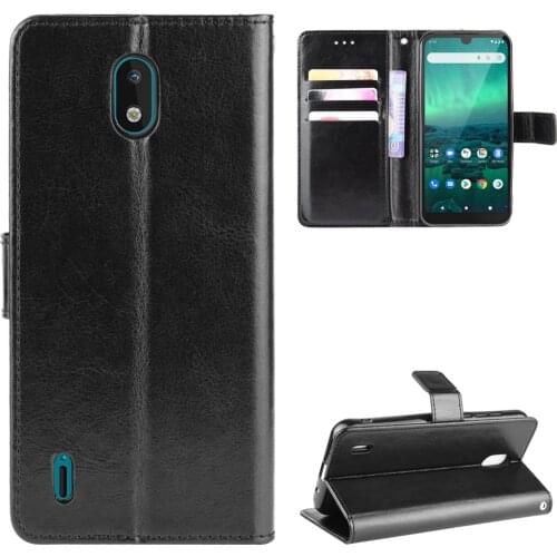 Fashion Wallet PU Leather Case Cover For Nokia 1.3 5.71'' Flip Protective Phone Back Shell With Card Holders