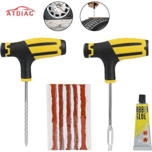 Free shipping Car Tire Repair Kit Car Bike Auto Tubeless Tire Tyre Puncture Plug Repair Tool Kit Tool Car Accessories