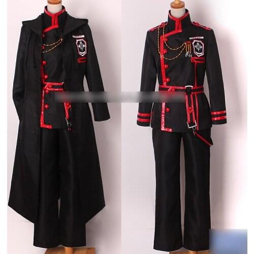 NEW July Anime D.Gray-man HALLOW 3rd Uniform figure Allen Lavi Lenalee Kanda Cosplay costume customize any size free shipping
