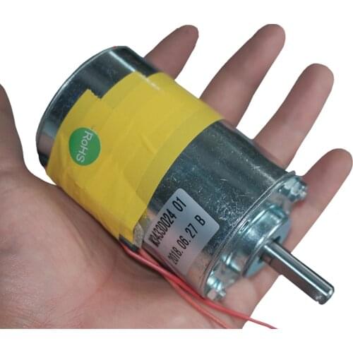 Brand new high-torque DC motor generator with over-temperature protection, dual ball bearing 12-level dynamic balance correction