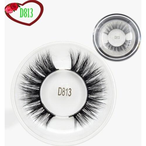 Eyelashes 3D Mink Lashes Reusable Hand Made Mink Eyelashes Natural Long Cruelty Free Mink False Eyelashes Upper Fur Eye Lashes
