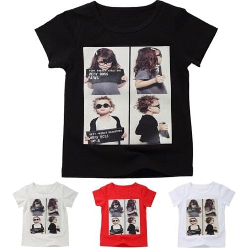 2-8Y baby boys girls t shirts tops summer 2020 cotton kids t shirt for boy girl tshirt children t-shirt short sleeve tshirts top