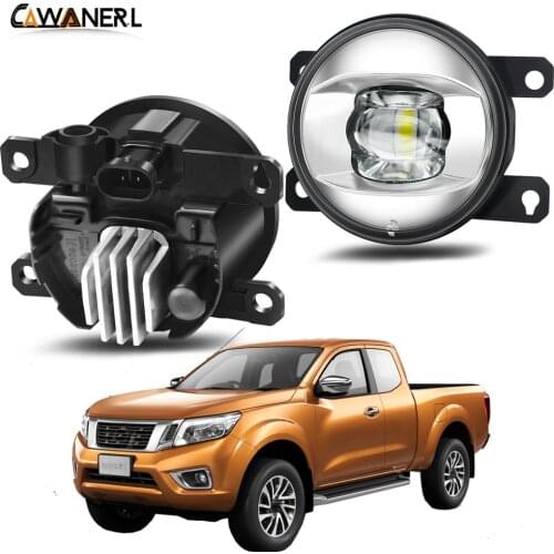Fog Light Assembly For Nissan Navara D40 Pickup 2005-2012 Car Front Bumper LED Lens Fog Lamp Daytime Running Light H11 30W 12V