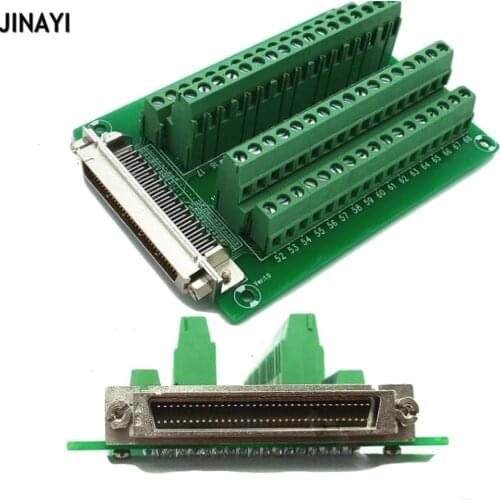 SCSI68 SCSI 68 Pin Block Breakout Terminal PCB Board Adapter Connector