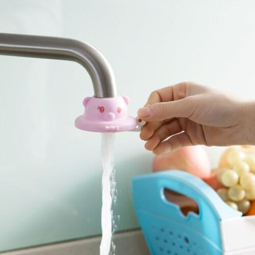 1PC Splash Shower Bathroom Faucet Water-saving Cartoon Sprayer Tap Saving Shower Head Faucet Extender Device Kitchen Accessories