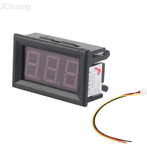 LED Display High Measurement Accuracy Mini Digital Voltmeter 0-100V Red LED Vehicles Motor Voltage Panel Meter