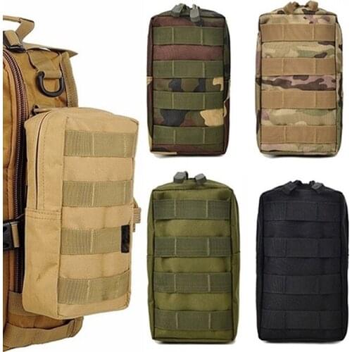 2 Pieces Tactical Molle Pouches EDC Utility Pouch Gadget Gear Bag Military Vest Waist Pack Water Resistant Compact Bag