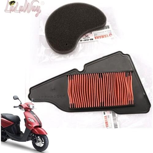Electric Motorcycle Air Filter Motor Bike Intake Cleaner For Yamaha JOG i CYGNUS GT FX125 Xuying 125，Sponge Air Filter Accessor