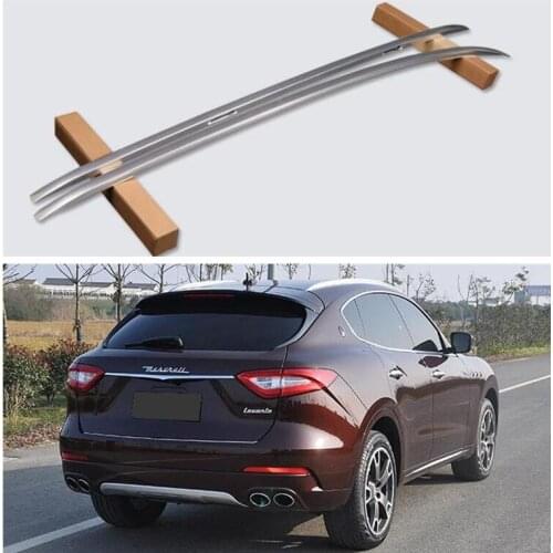 High Quality Aluminum Alloy Screw Installation Top Roof Rack Rail Luggage For Maserati Levante 2016 2017 2018 2019 2020 2021