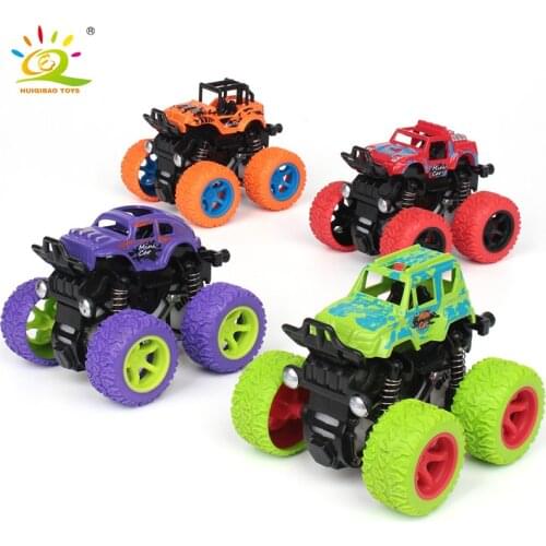 1pcs Small Model Pull Back Cars Fast Big Tire Wheel car Vehicles Trucks Boys Gift Toys for Children Play with Friends