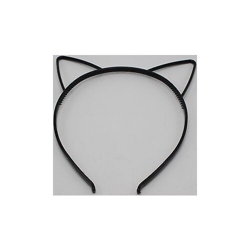 10 Black Plastic Cat Ear Hair Tiara Princess Headband Hair band With Teeth