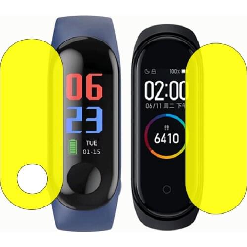 10pcs Mi Band 4 Screen Protector Film For Xiaomi Mi Band 4 Mi3 Watch Soft TPU Protective Film Scratch-resistant