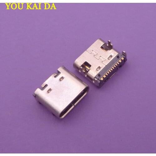2pcs/lot 16 Pin 16pin micro mini USB Female socket Connector for repair mobile camera MP3 MP4 MP5 Phone, Tablet PC Netbook etc