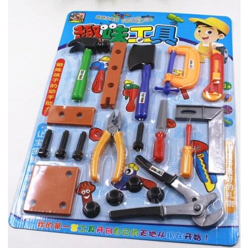 20PCS Repair Tools Toys Plastic Fancy Dress Instruments Toy Kit Tools for Children