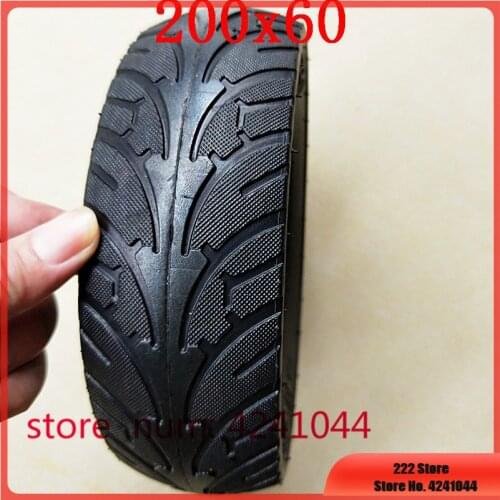 Motorcycle accessories wheels 200x60 solid tires and rims fits Electric scooter 8 inch Non inflatable solid tyres hub
