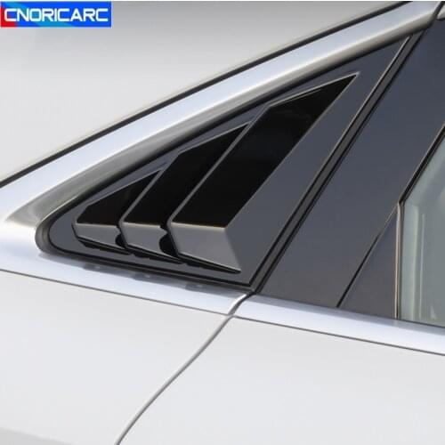 Car Styling Rear Window Triangle Frame Decoration Cover Trim For Audi A3 Sedan 2021 Shutters Panel Stickers Exterior Accessories