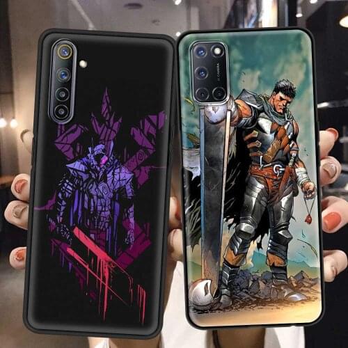 Phone case For Redmi Note 9s 7 8t 9 8 10 9a 9c 9t K40 Pro coque Bumper tpu soft material Berserk