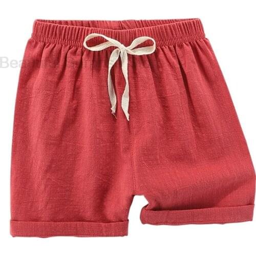 Kids Shorts Cotton Baby Shorts for Boys Unisex Casual Solid Baby Kids Girls Shorts Pants Boys Shorts Summer Baby Boy Clothes