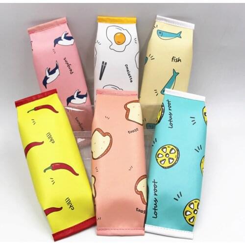 1pcs Creative Simulation Milk Cartons Pencil Case Kawaii PU Pencil Bag Box Stationery Pouch Pen Bag For Kids Gift School Supplie