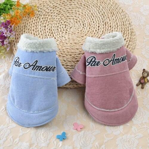 Pet Dog Lamb Cashmere Keeping Warm Coat for Winter Outdoor Travel Puppy Jacket Lapel Trench Winter&Autumn Dogs Clothes DC705