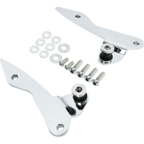 Motorcycle Chrome 2-Point Docking Hardware Kit For Harley Road King Street Electra Glide FLHR FLHX FLHXS 2014-2020