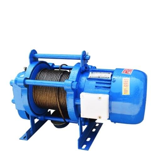 220V380V 0.8/1 Ton 60M Multi-Function Crane Outdoor Crane Building Winch Electric Hoist Cement Sand Hoisting Machine