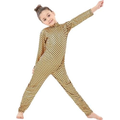 Fashion Baby Girls Hoodie Zipper Fish Scale Mermaid Halloween Cosplay Costume Overalls Boys Funny Jumpsuit for 2-12Years