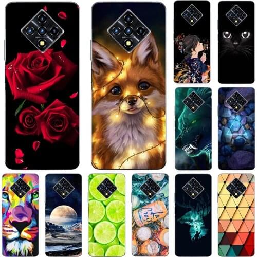 Fashion Printed Case for Infinix Zero 8 8i X687 Cover Cute Printing soft silicone Phone Case