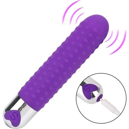 10 Frequency Vaginal G Spot USB Charge Powerful Bullet Vibrator Masturbation Erotic Vibrators Women Clitoral Stimulator